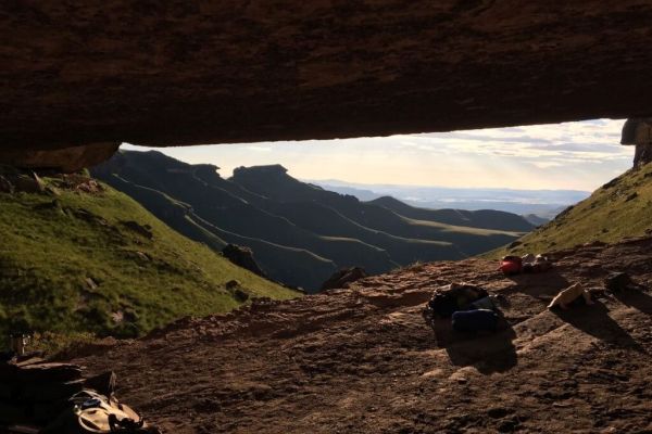 View from Lammergeier Cave